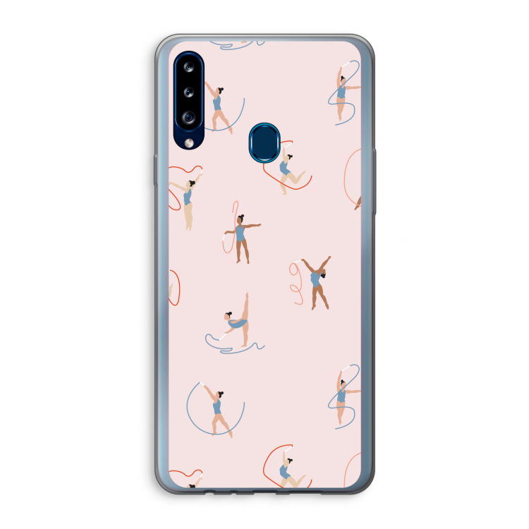 Dancing #3: Samsung Galaxy A20s Transparant Hoesje
