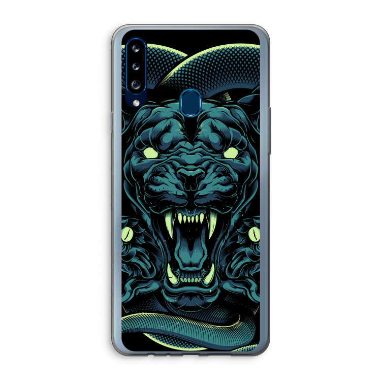 Cougar and Vipers: Samsung Galaxy A20s Transparant Hoesje