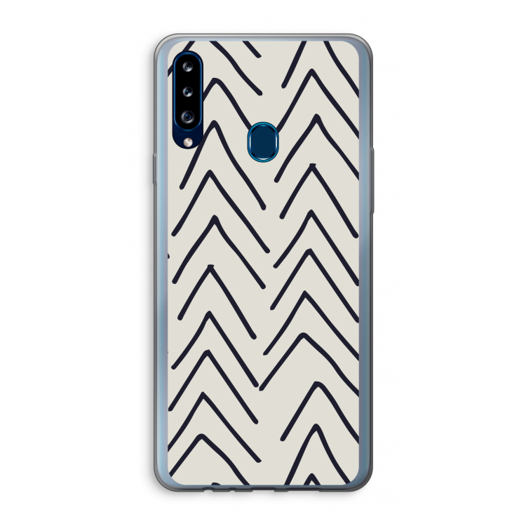 Marrakech Arrows: Samsung Galaxy A20s Transparant Hoesje