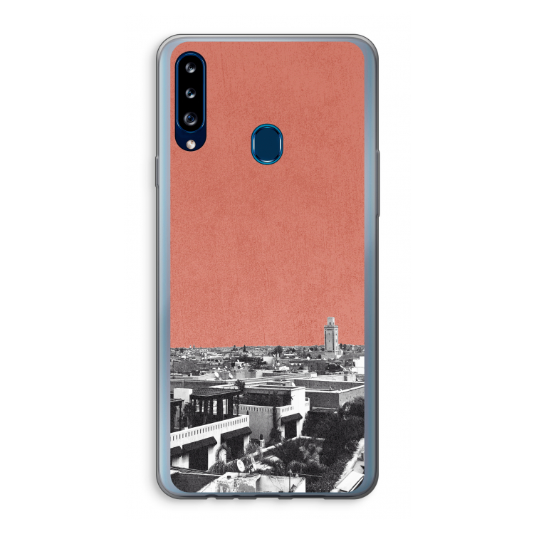 Marrakech Skyline : Samsung Galaxy A20s Transparant Hoesje