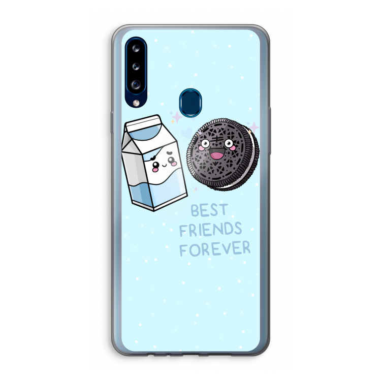 Best Friend Forever: Samsung Galaxy A20s Transparant Hoesje
