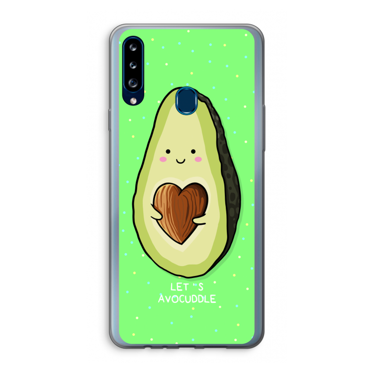 Avocuddle: Samsung Galaxy A20s Transparant Hoesje