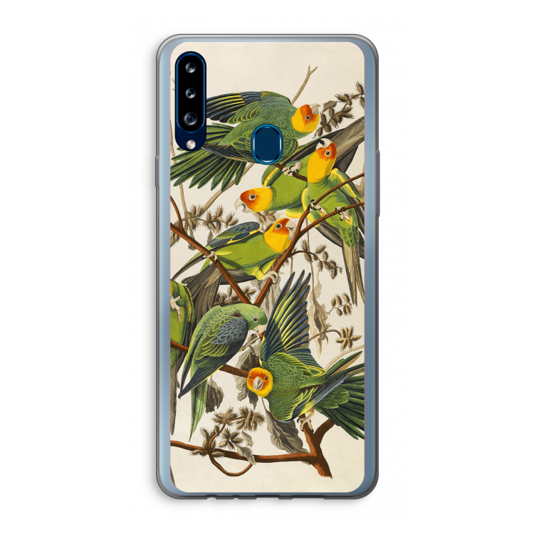 Carolinaparkiet: Samsung Galaxy A20s Transparant Hoesje
