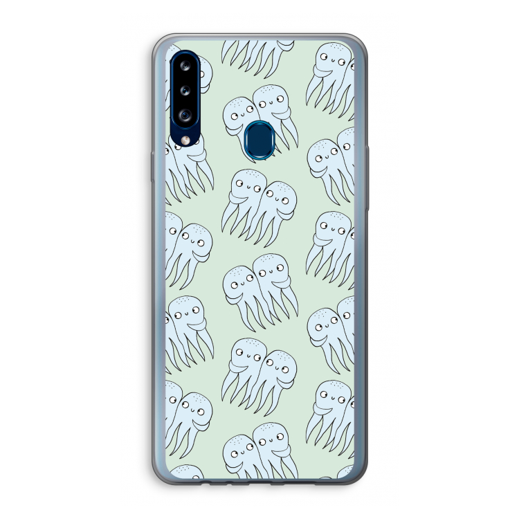 Octopussen: Samsung Galaxy A20s Transparant Hoesje