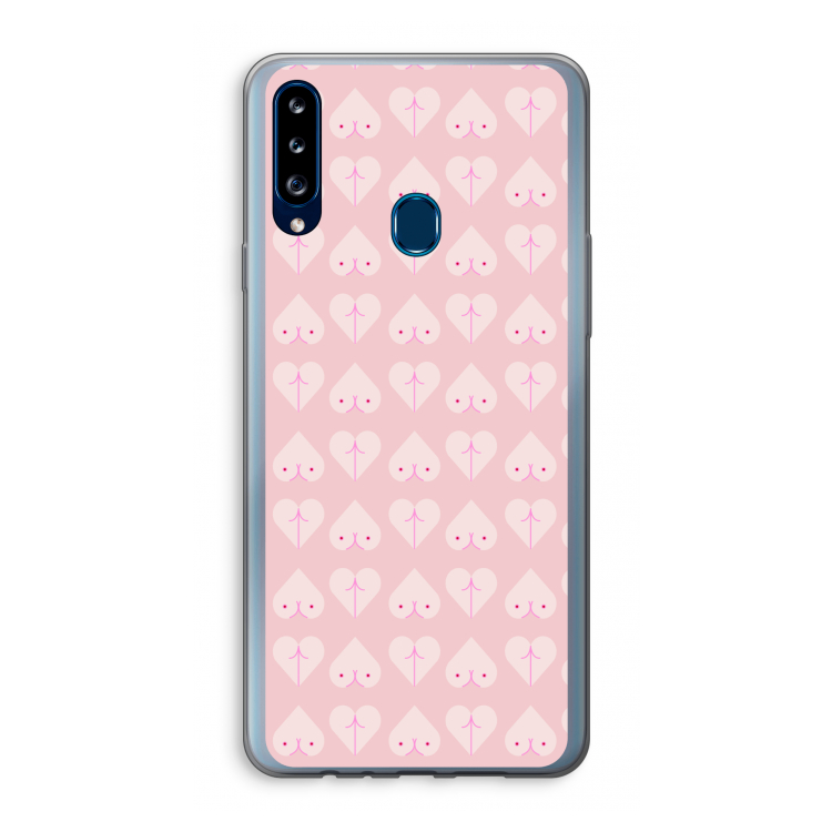 Ass 'n Titties: Samsung Galaxy A20s Transparant Hoesje