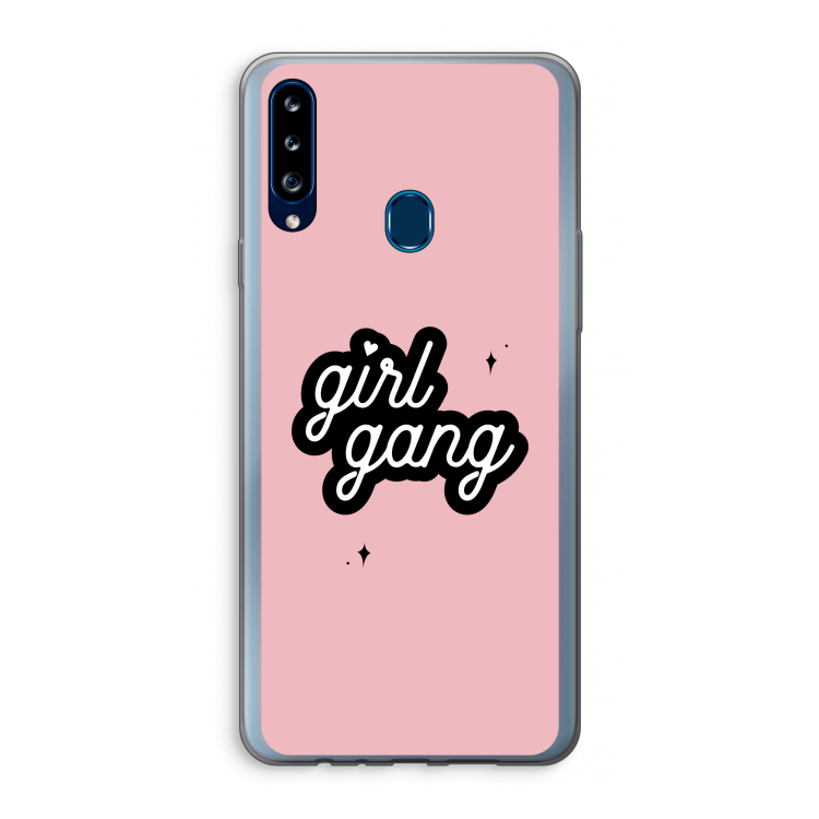 Girl Gang: Samsung Galaxy A20s Transparant Hoesje