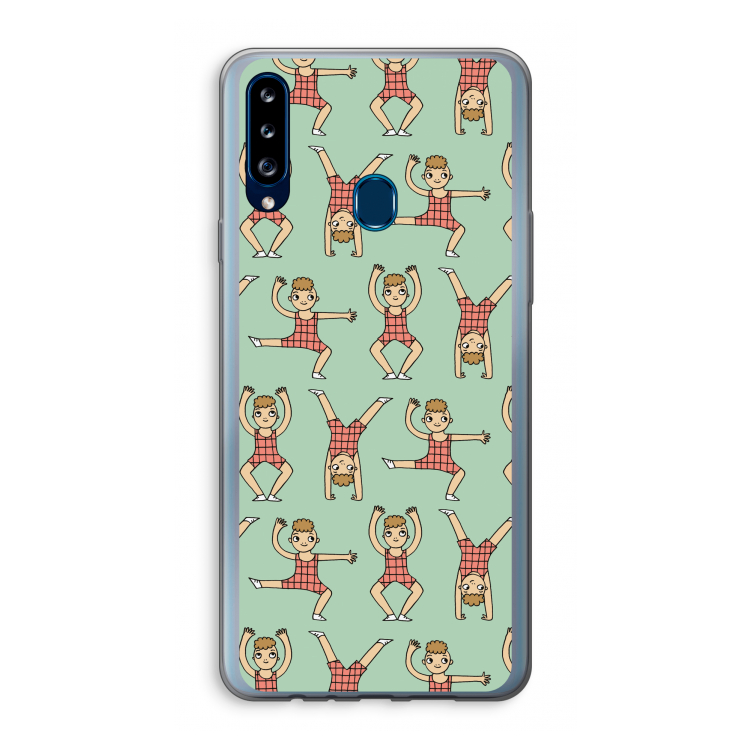 Gymboys: Samsung Galaxy A20s Transparant Hoesje