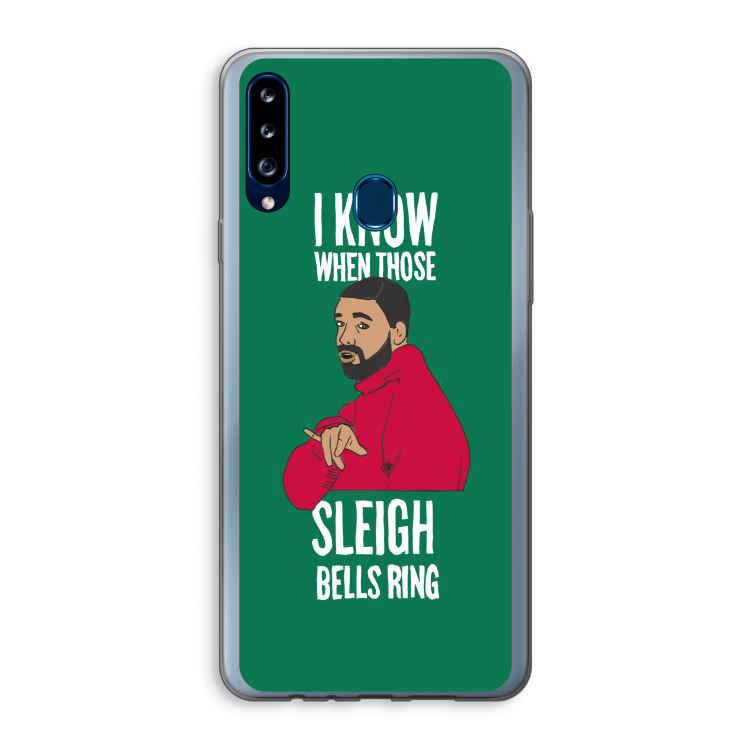Sleigh Bells Ring: Samsung Galaxy A20s Transparant Hoesje