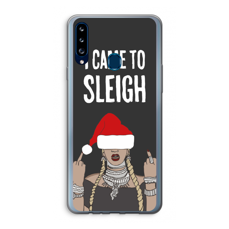 Came To Sleigh: Samsung Galaxy A20s Transparant Hoesje