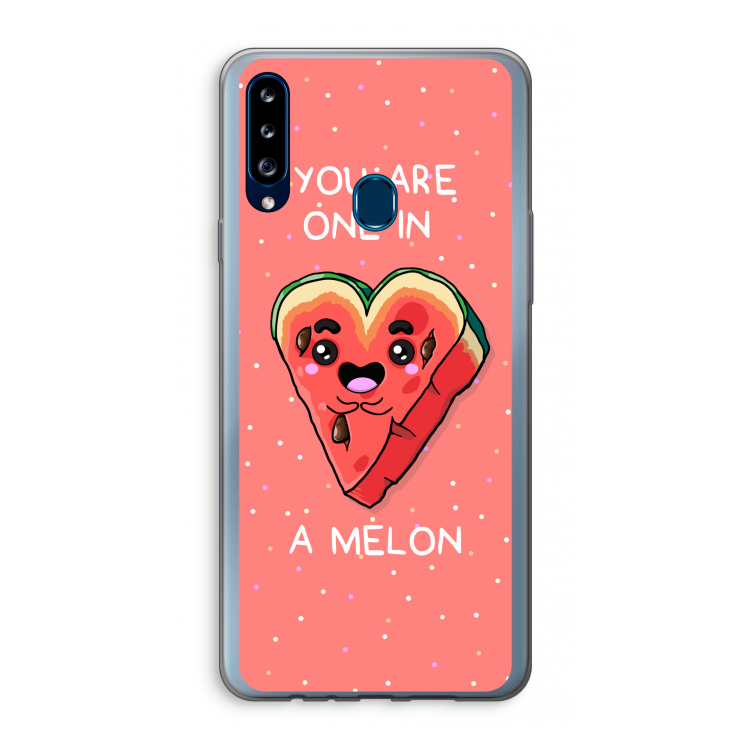 One In A Melon: Samsung Galaxy A20s Transparant Hoesje