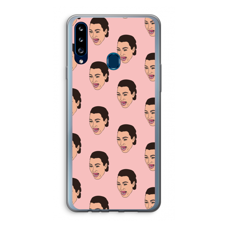 Ugly Cry Call: Samsung Galaxy A20s Transparant Hoesje