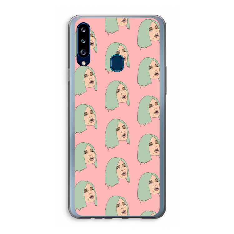 King Kylie: Samsung Galaxy A20s Transparant Hoesje
