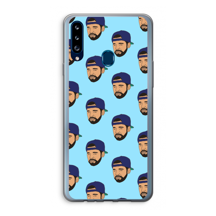 Drake Away: Samsung Galaxy A20s Transparant Hoesje