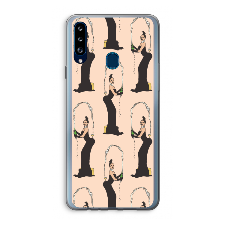 Pop Some Kim: Samsung Galaxy A20s Transparant Hoesje