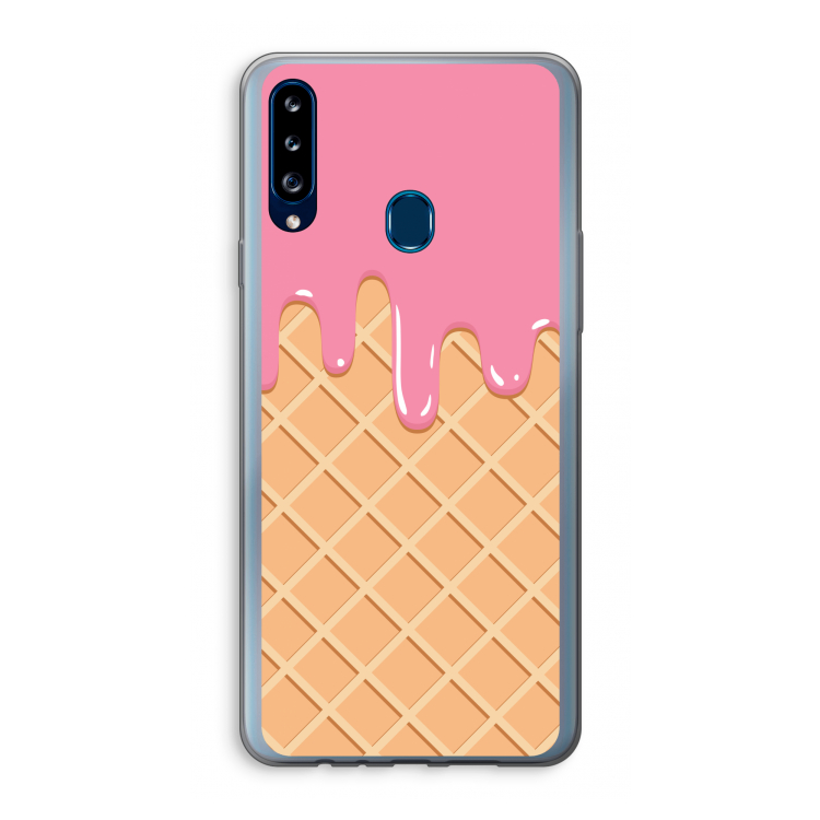 Ice cream: Samsung Galaxy A20s Transparant Hoesje