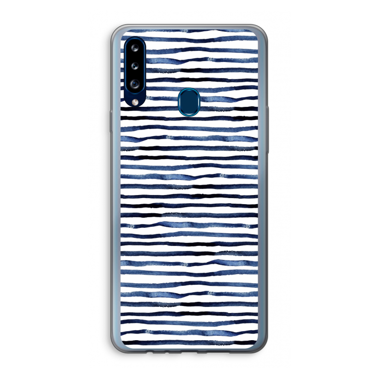 Verrassende lijnen: Samsung Galaxy A20s Transparant Hoesje