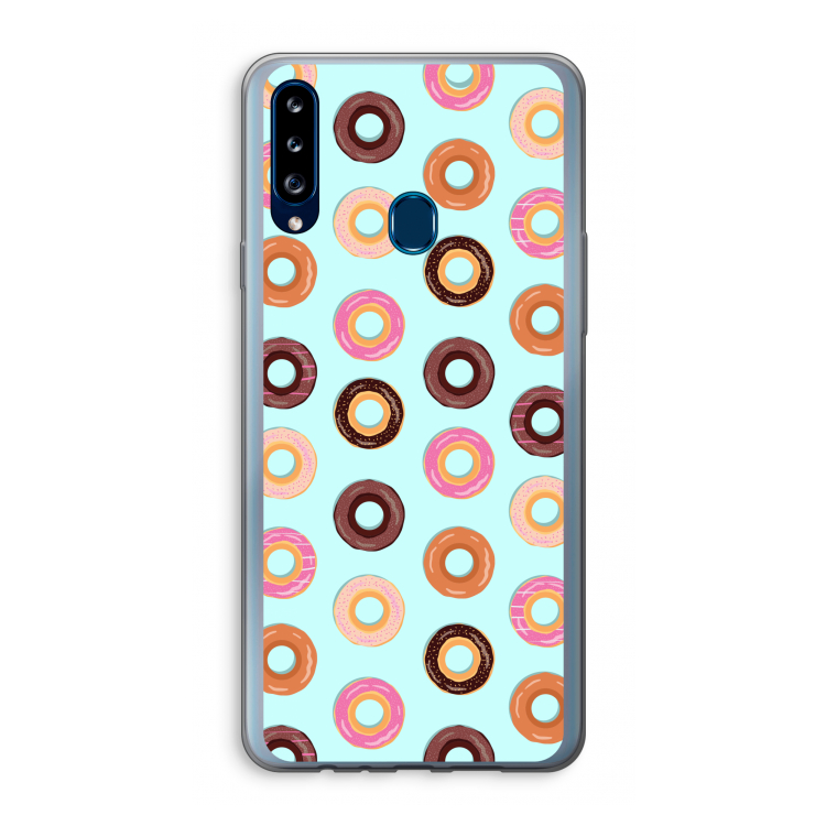 Donuts: Samsung Galaxy A20s Transparant Hoesje