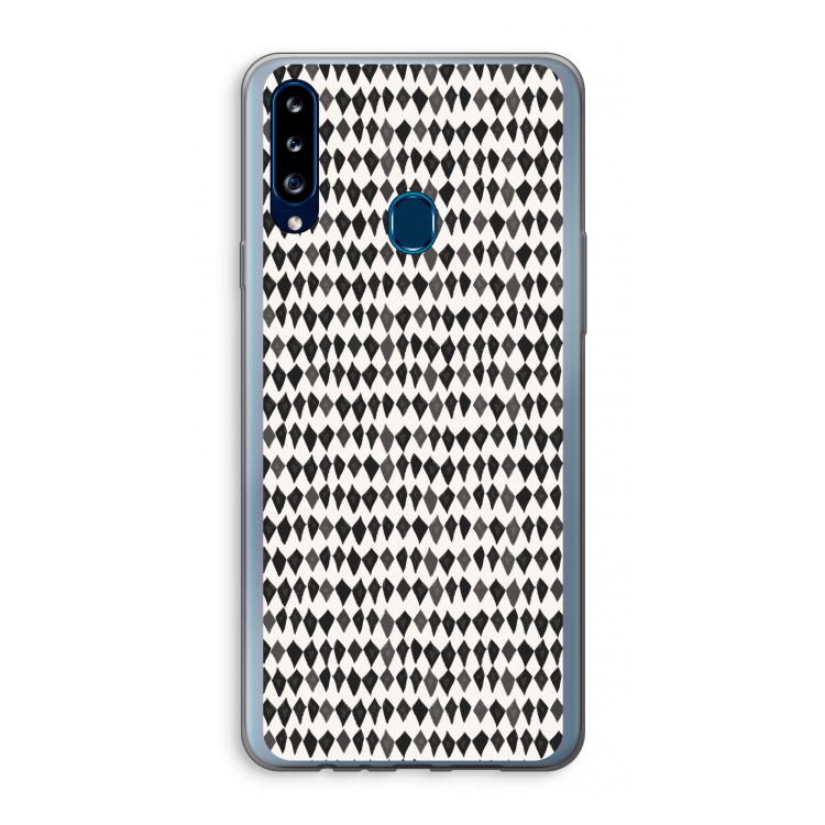 Crazy shapes: Samsung Galaxy A20s Transparant Hoesje