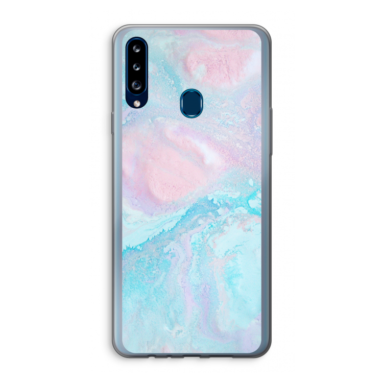 Fantasie pastel: Samsung Galaxy A20s Transparant Hoesje