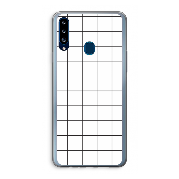 Rooster: Samsung Galaxy A20s Transparant Hoesje