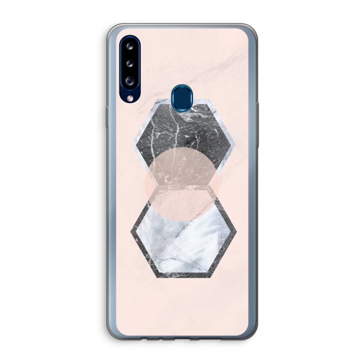 Creatieve toets: Samsung Galaxy A20s Transparant Hoesje