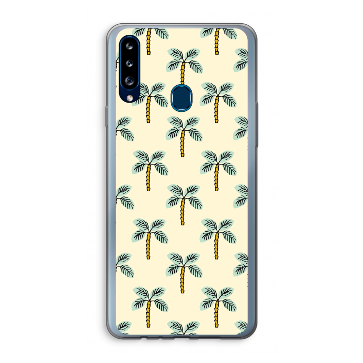 Paradise: Samsung Galaxy A20s Transparant Hoesje