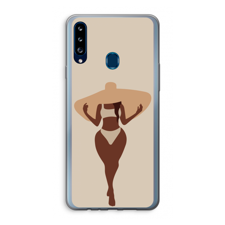 Let's get salty: Samsung Galaxy A20s Transparant Hoesje