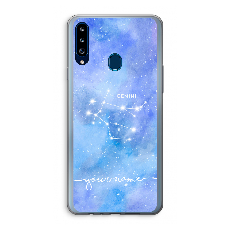 Sterrenbeeld - Licht: Samsung Galaxy A20s Transparant Hoesje