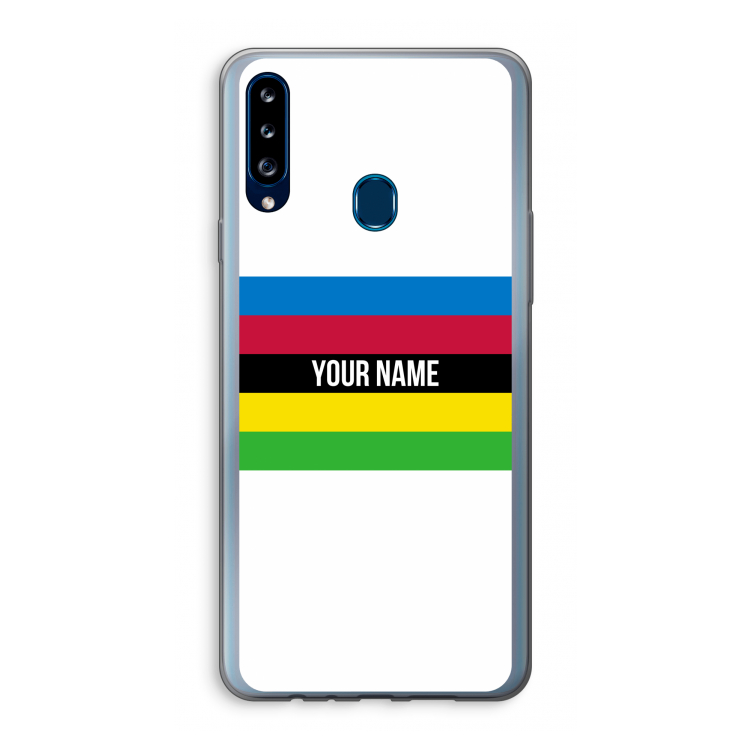 WK Wielrennen: Samsung Galaxy A20s Transparant Hoesje