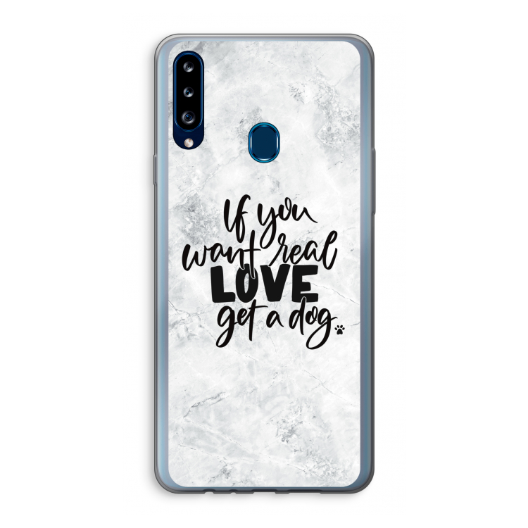 Partner in crime: Samsung Galaxy A20s Transparant Hoesje