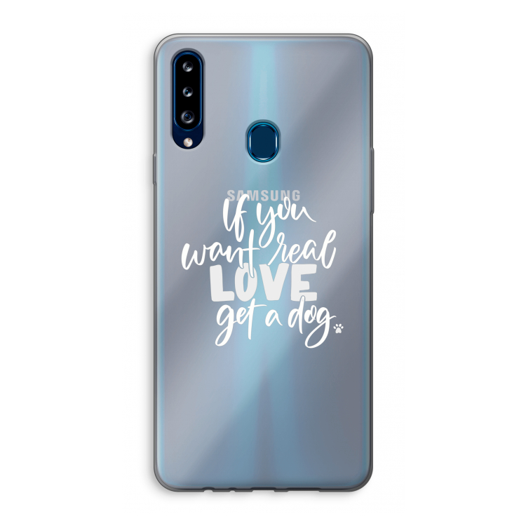 Partner in crime: Samsung Galaxy A20s Transparant Hoesje