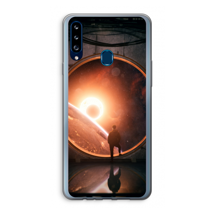 Ephemeral: Samsung Galaxy A20s Transparant Hoesje