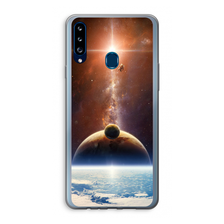 Omicron 2019: Samsung Galaxy A20s Transparant Hoesje