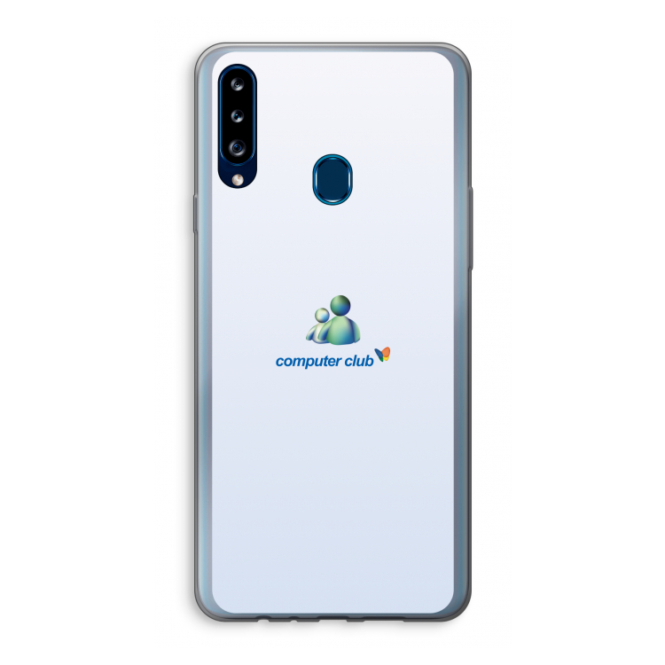 MSN: Samsung Galaxy A20s Transparant Hoesje