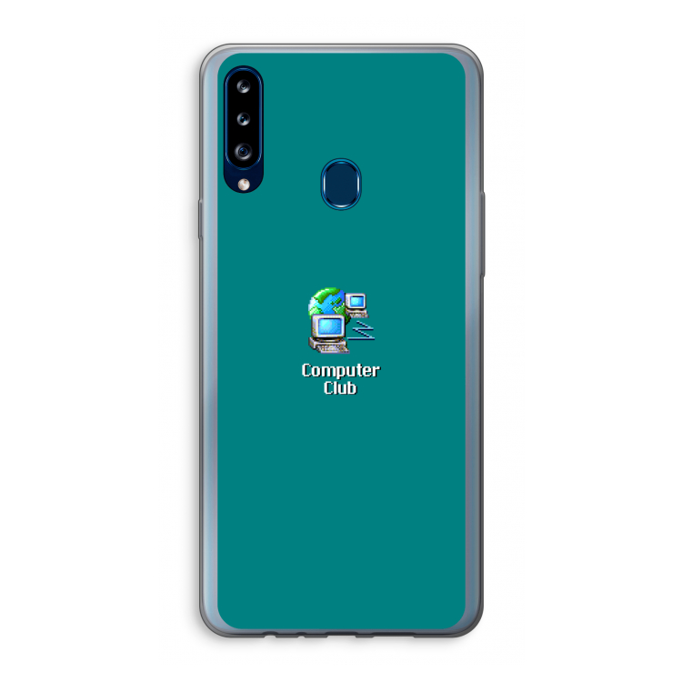 Win98: Samsung Galaxy A20s Transparant Hoesje