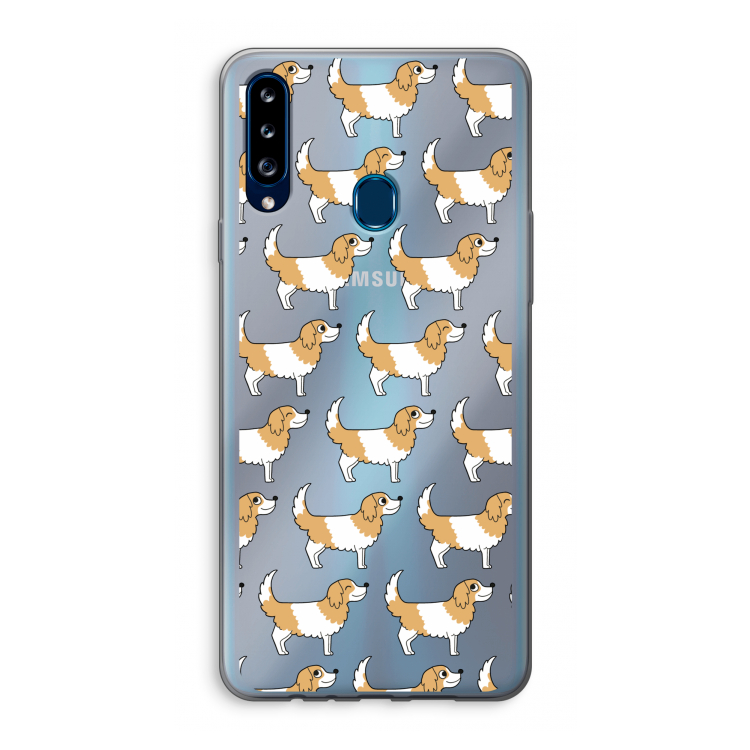 Doggy: Samsung Galaxy A20s Transparant Hoesje