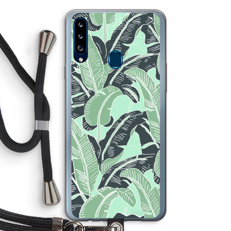 This Sh*t Is Bananas: Samsung Galaxy A20s Transparant Hoesje met koord