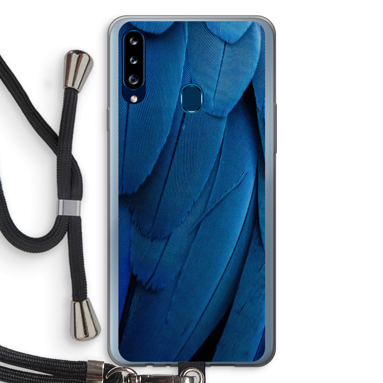 Pauw: Samsung Galaxy A20s Transparant Hoesje met koord