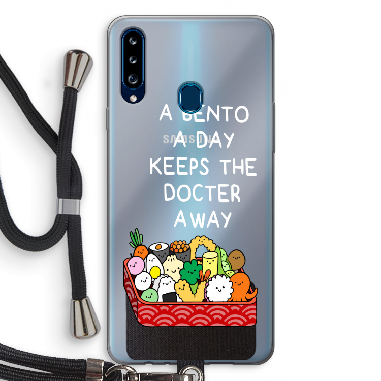 Bento a day: Samsung Galaxy A20s Transparant Hoesje met koord