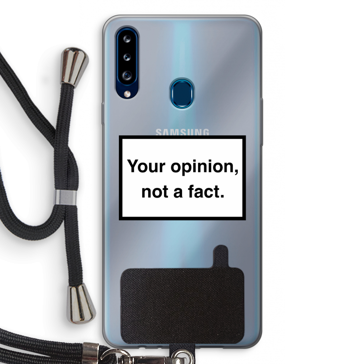 Your opinion: Samsung Galaxy A20s Transparant Hoesje met koord