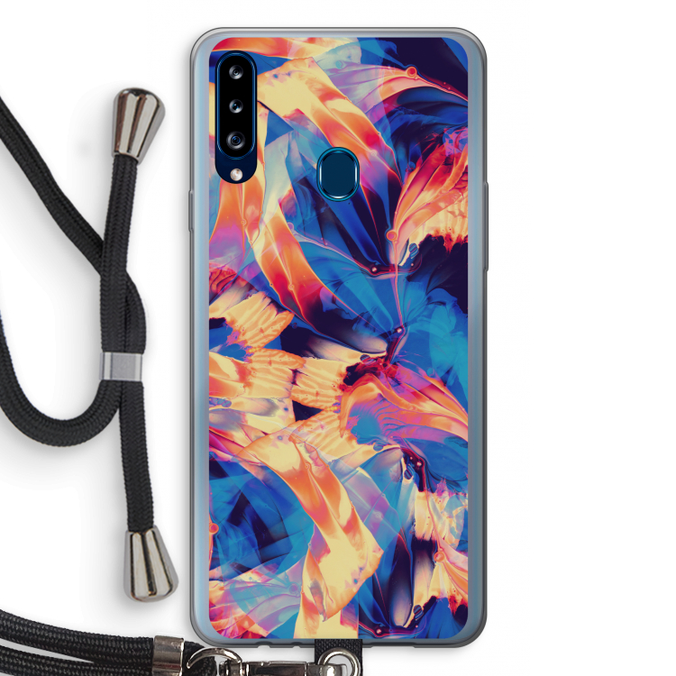 Tuesday Night: Samsung Galaxy A20s Transparant Hoesje met koord