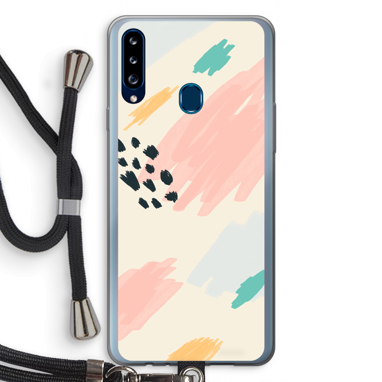 Sunday Chillings: Samsung Galaxy A20s Transparant Hoesje met koord