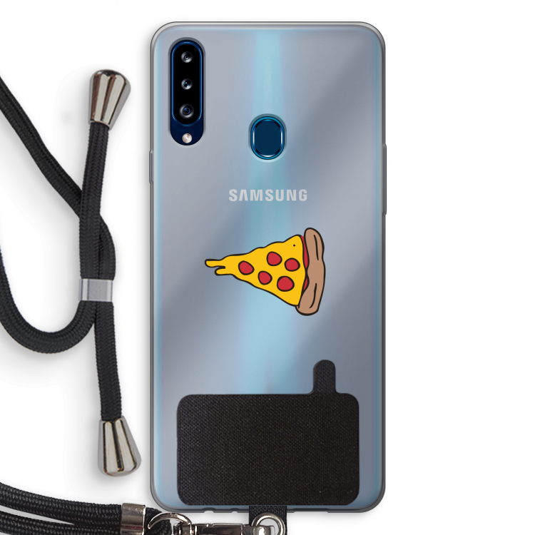 You Complete Me #1: Samsung Galaxy A20s Transparant Hoesje met koord