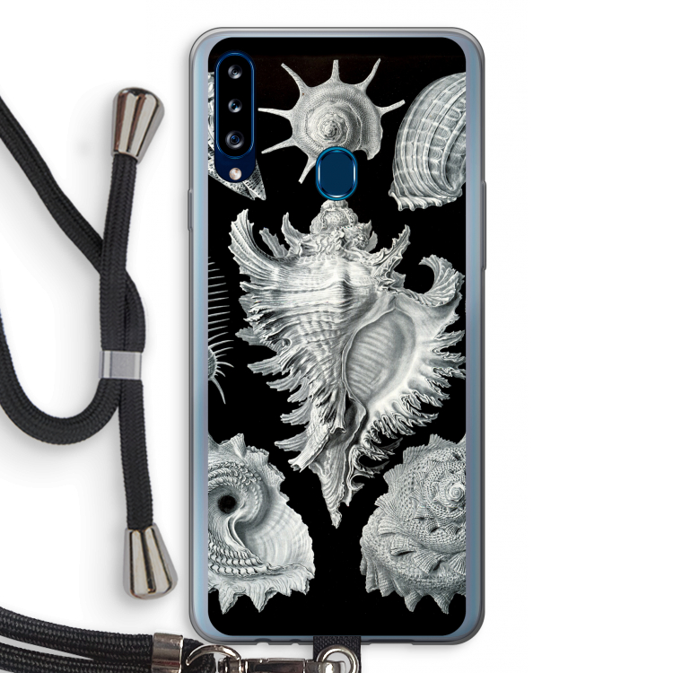 Haeckel Prosobranchia: Samsung Galaxy A20s Transparant Hoesje met koord