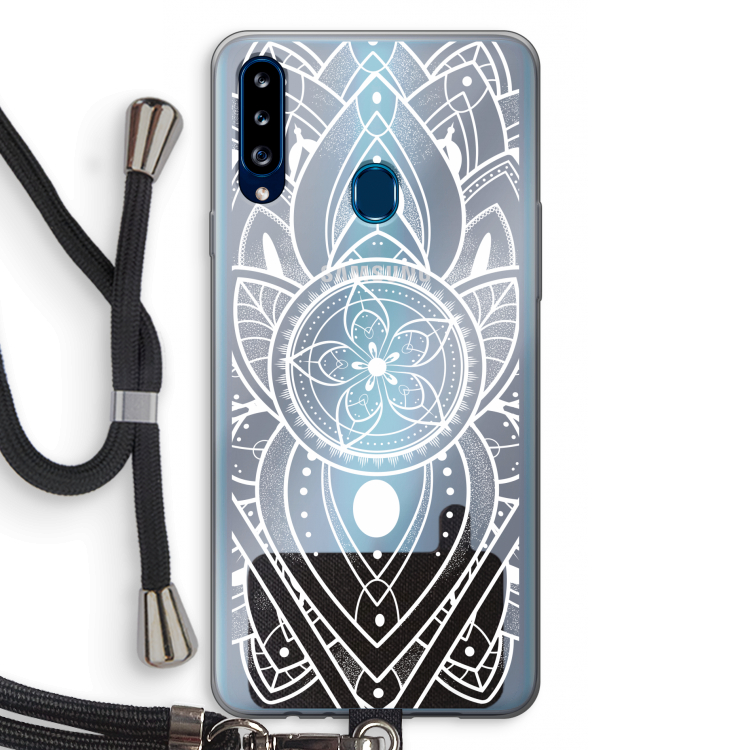 It's Complicated: Samsung Galaxy A20s Transparant Hoesje met koord