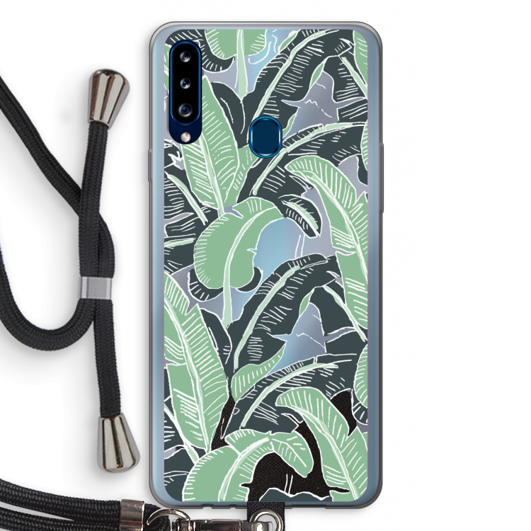 This Sh*t Is Bananas: Samsung Galaxy A20s Transparant Hoesje met koord