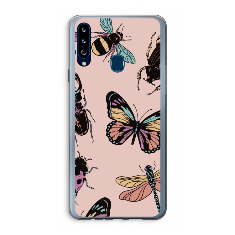 Tiny Bugs: Samsung Galaxy A20s Transparant Hoesje