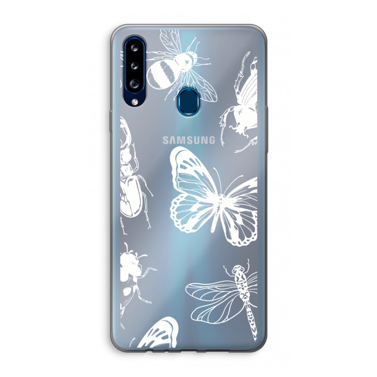 Tiny Bugs: Samsung Galaxy A20s Transparant Hoesje
