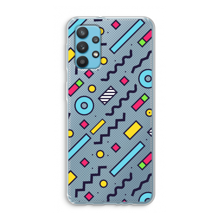 8-bit N°8: Samsung Galaxy A32 4G Transparant Hoesje