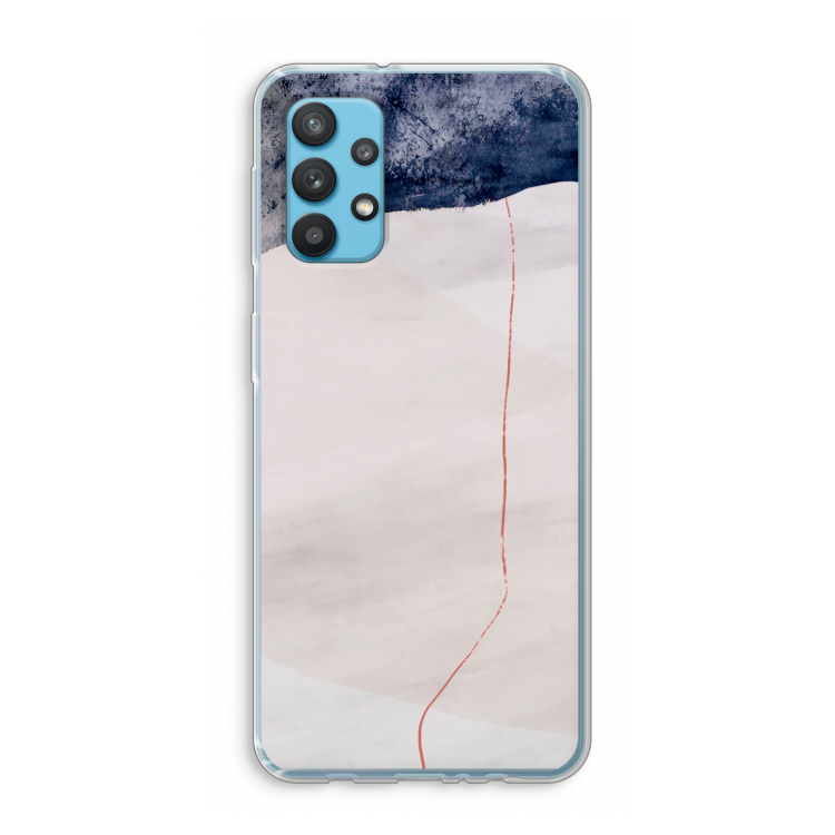 Stone White: Samsung Galaxy A32 4G Transparant Hoesje